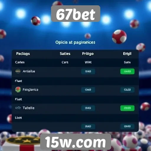Comparação de métodos de pagamento no 67bet